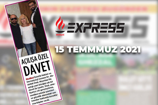 "Milliyet Ekspress" Newspaper | 15 July 2021