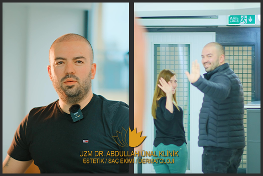 The skin treatment of our patient Mr. Tezcan has been completed.